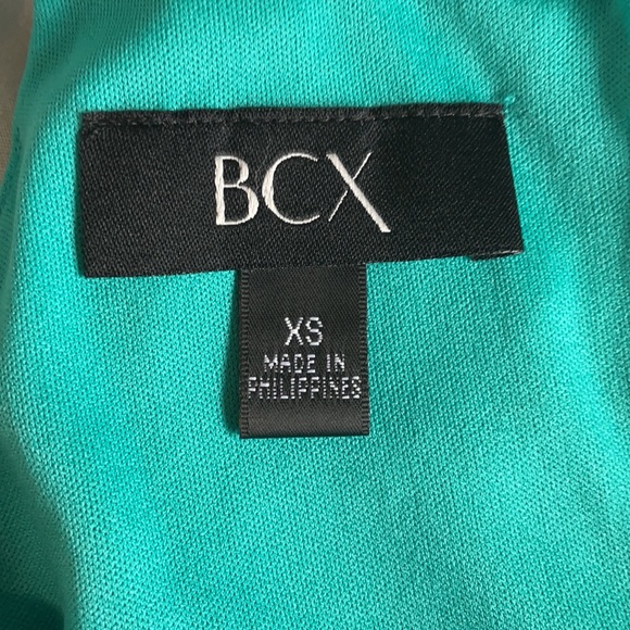 BCX Green Strapped MIDI Dress with Black Lace Belt - Picture 8 of 9